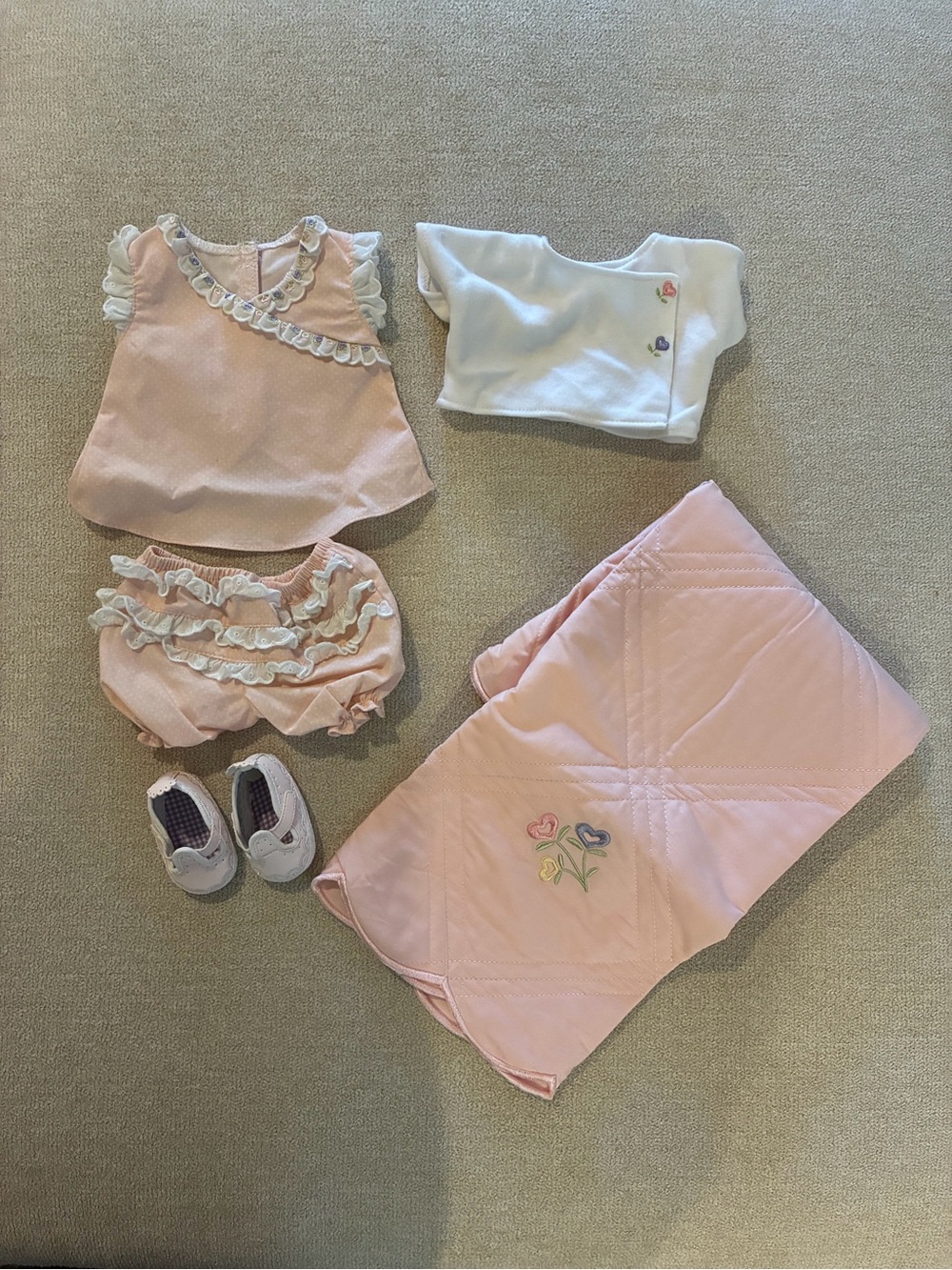Bitty Baby Blanket and Outfit Set